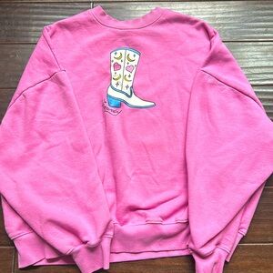 Pink howdy sweater💖